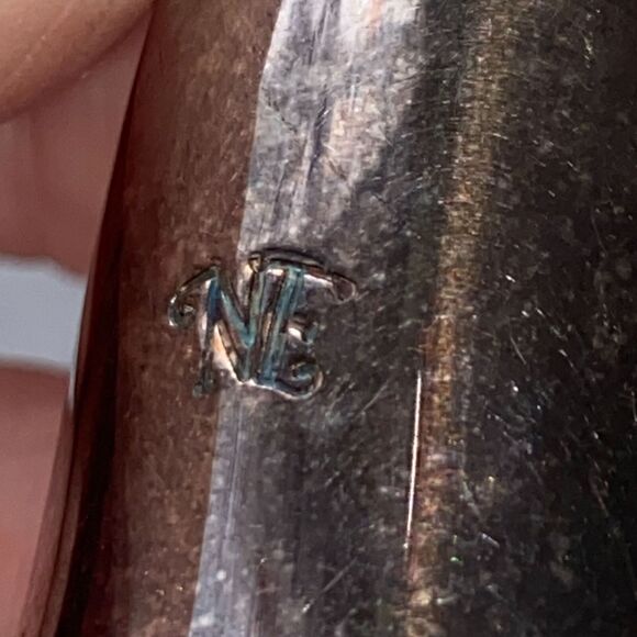 New England Collectors Society Bell Girl with Rabbit Silver Plate Bunny - Picture 4 of 9